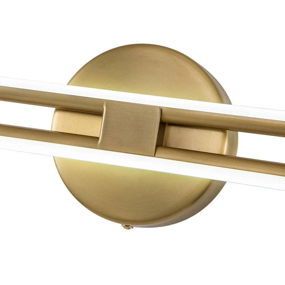 Dimmable Modern 2-Light Linear LED Wall Sconce Vanity Light - Image 9
