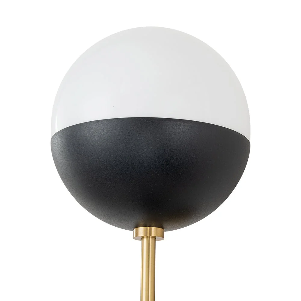 Modern 2-Light Opal Glass Globe Wall Sconce - Image 15