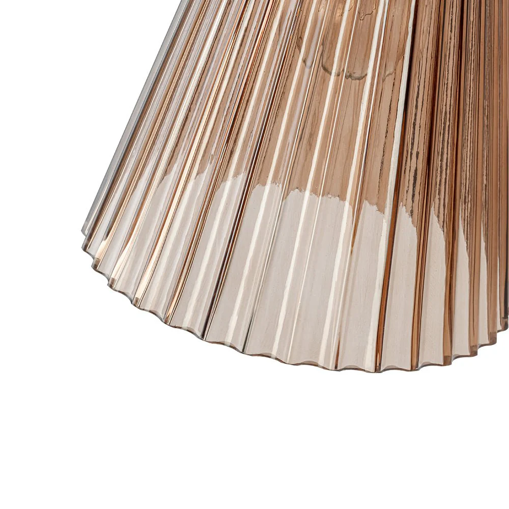 Modern 2-Light Up Down Pleated Glass Cone Wall Sconce - Image 27