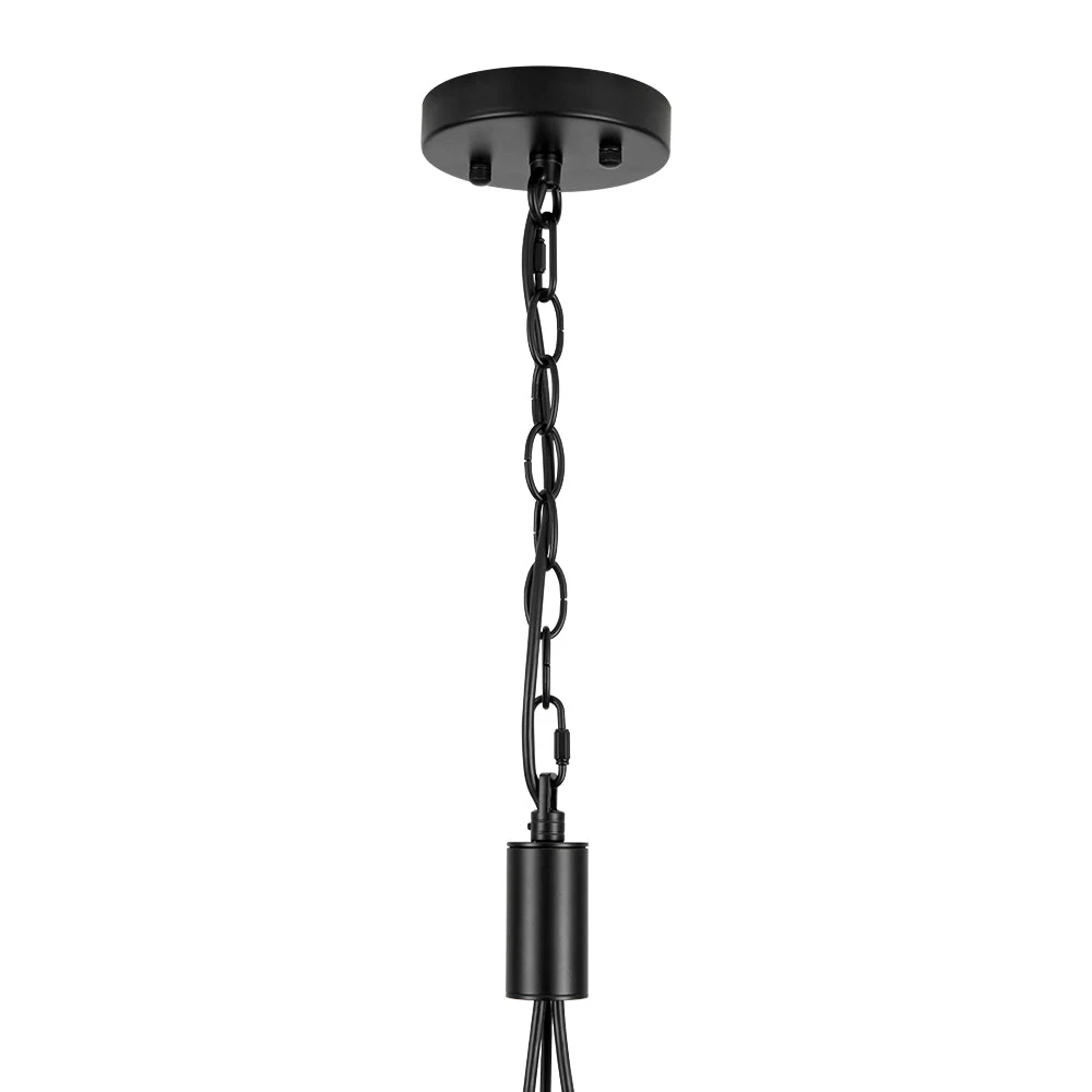 Modern 3-Light Cluster Metal Conical Shade Chandelier - Image 19