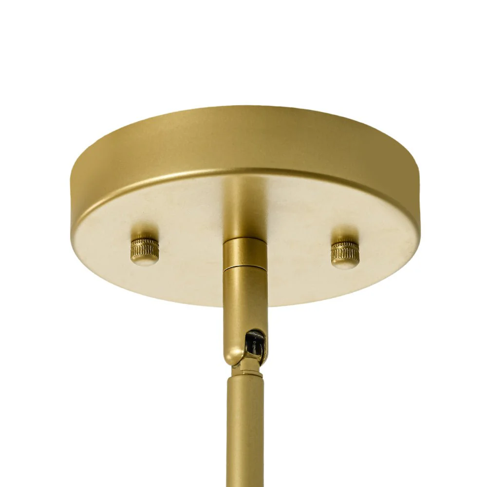 Modern 5-Light Clear Glass Round Sputnik Chandelier - Image 14