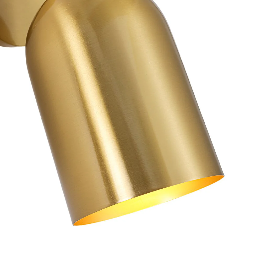 Modern Brass Adjustable Single Ceiling Spotlight Wall Light - Image 11