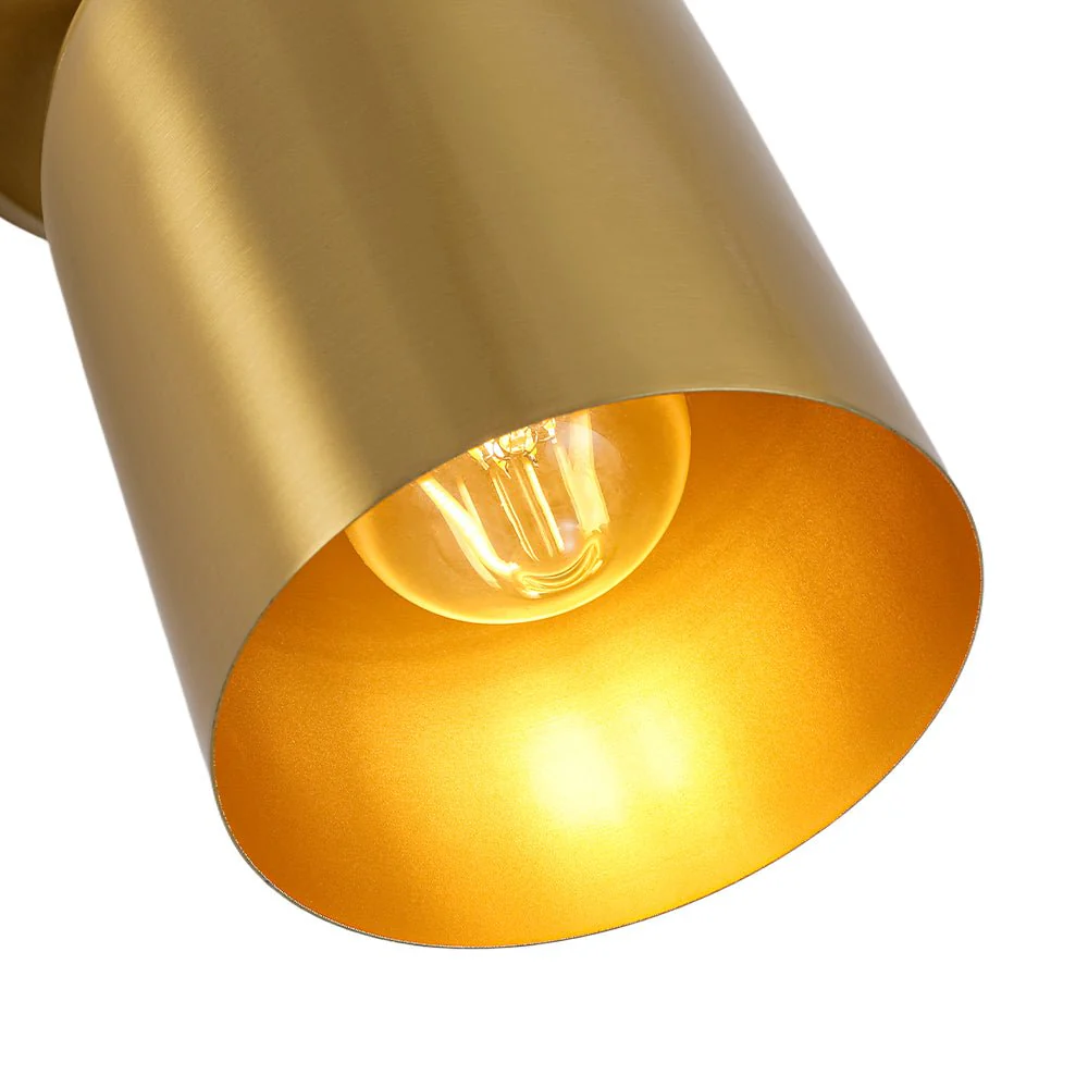 Modern Brass Adjustable Single Ceiling Spotlight Wall Light - Image 12