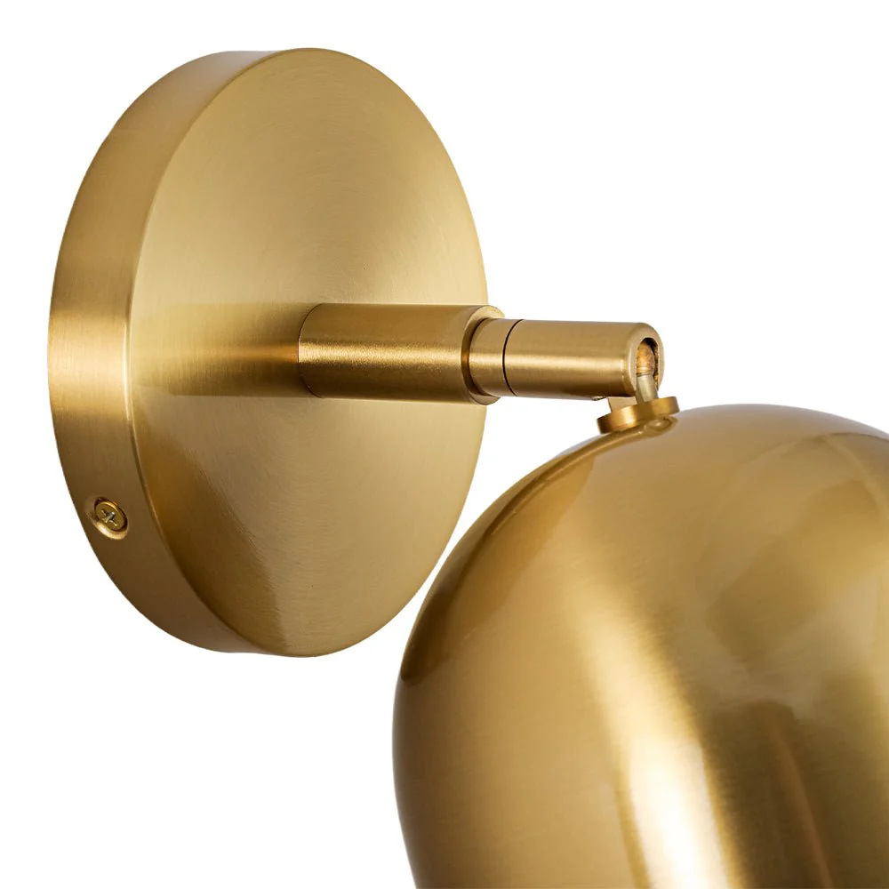 Modern Brass Adjustable Single Ceiling Spotlight Wall Light - Image 13