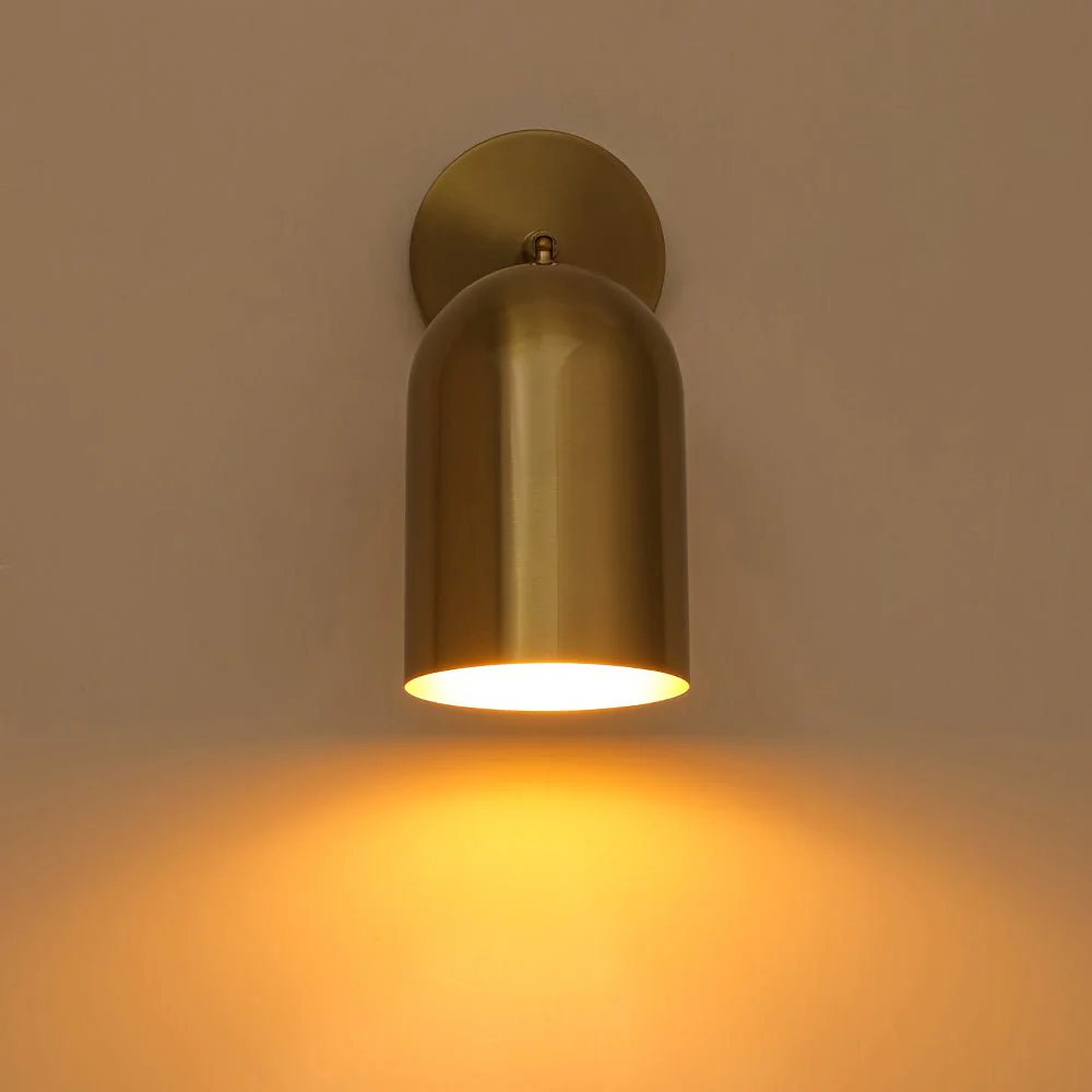 Modern Brass Adjustable Single Ceiling Spotlight Wall Light - Image 16