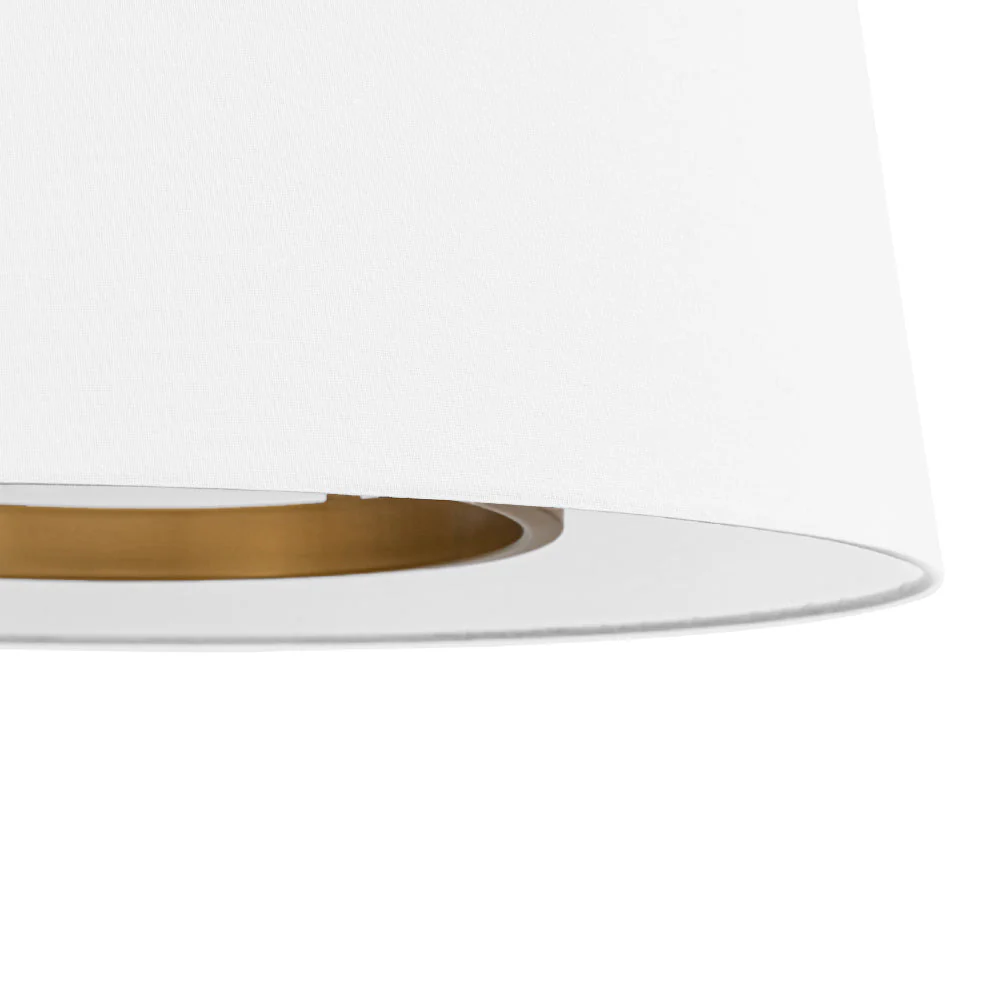 Modern Candle Style Fabric Wide Drum Cage Pendant Light - Image 12