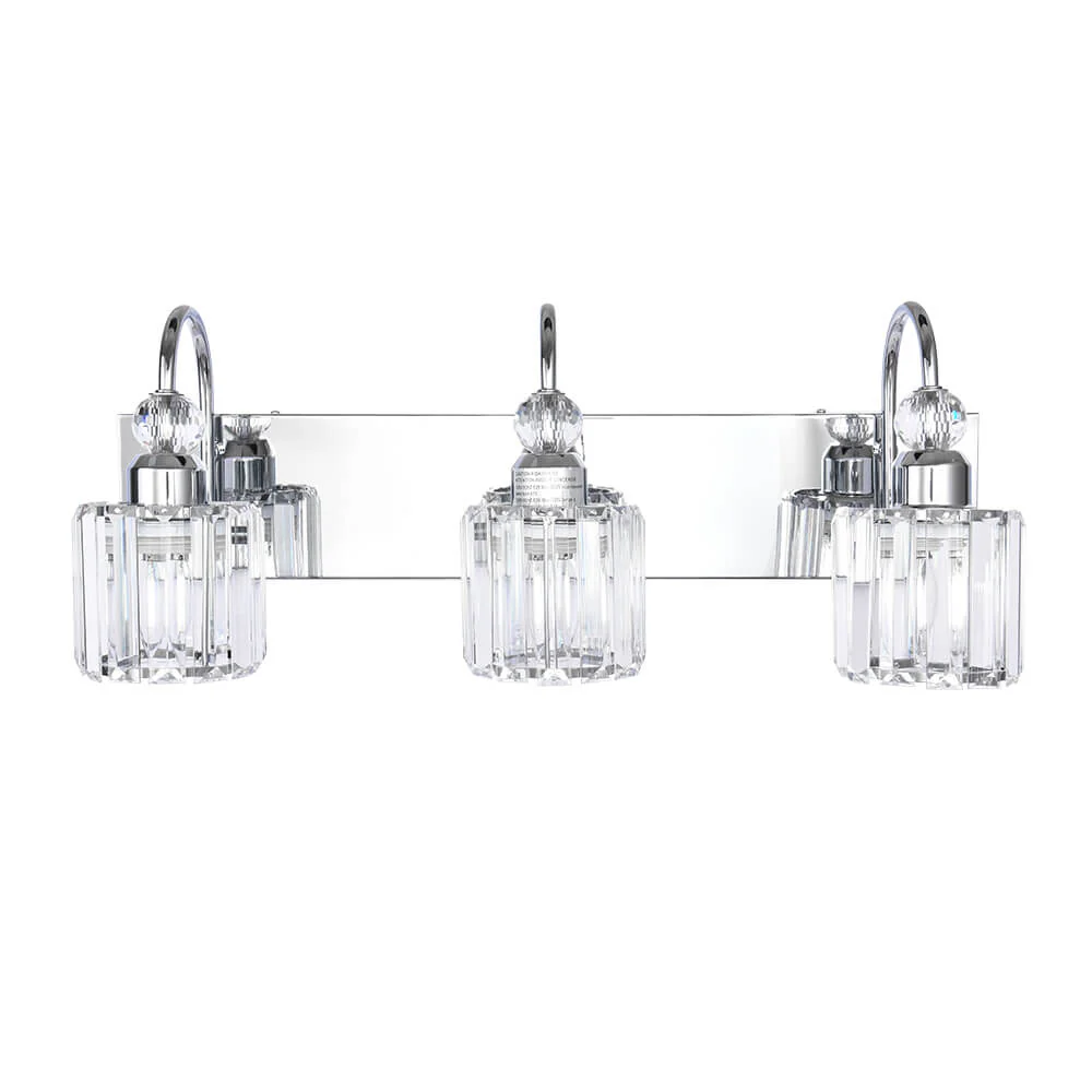Modern Crystal Vanity Wall Sconce - Image 13