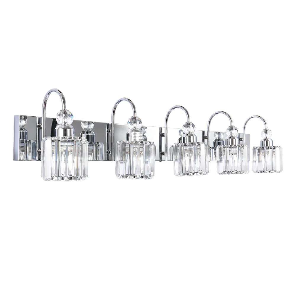 Modern Crystal Vanity Wall Sconce - Image 22