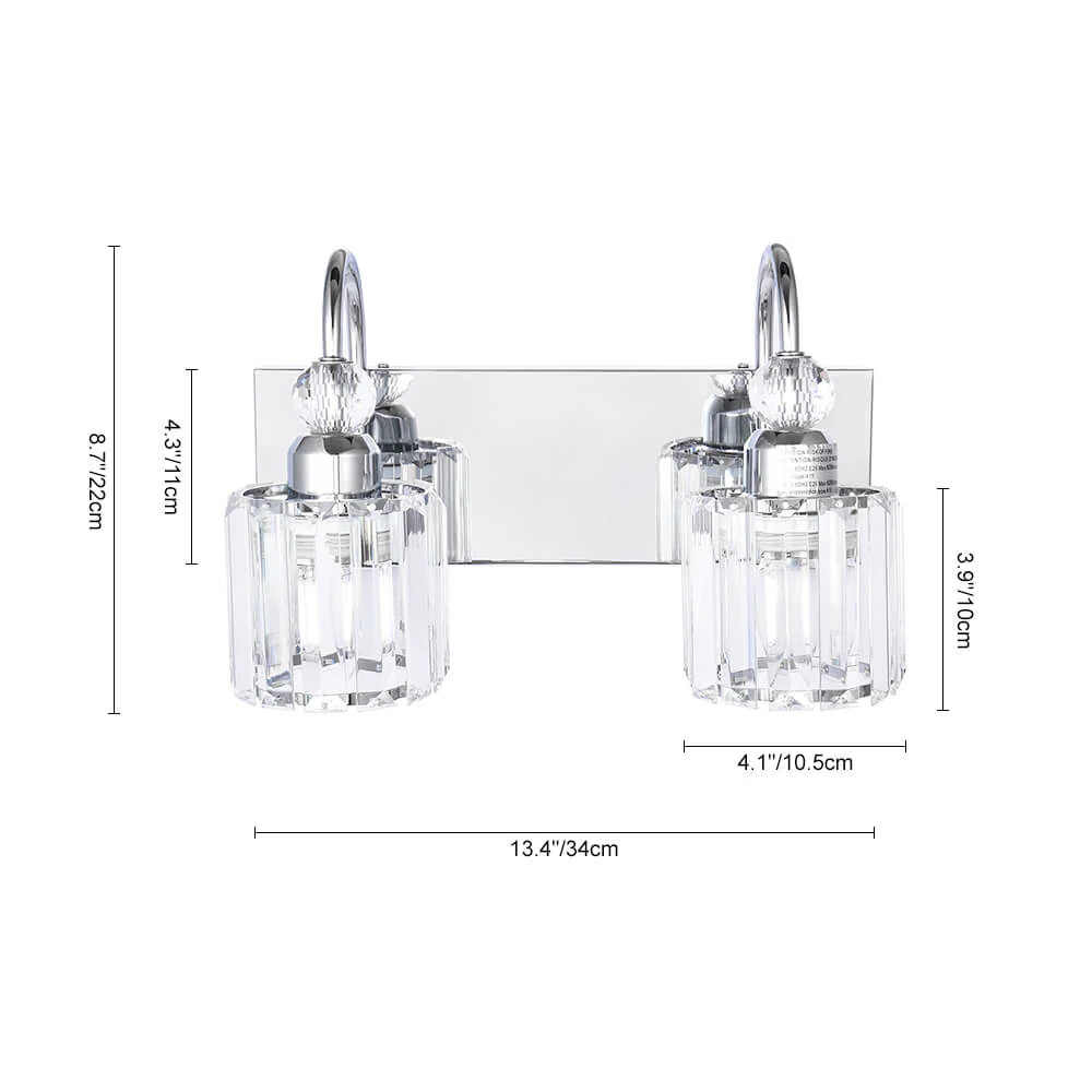 Modern Crystal Vanity Wall Sconce - Image 31