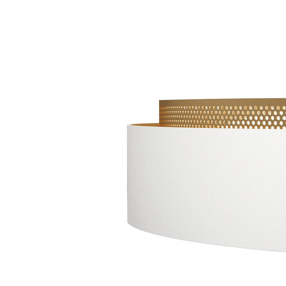 Modern LED Iron Mesh Circular Flush Mount Light - Image 12