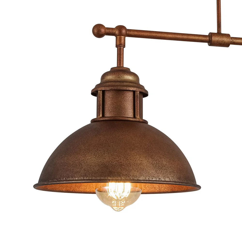 Modern Farmhouse 3-light Island Pot Lid Dome Pendant - Image 38