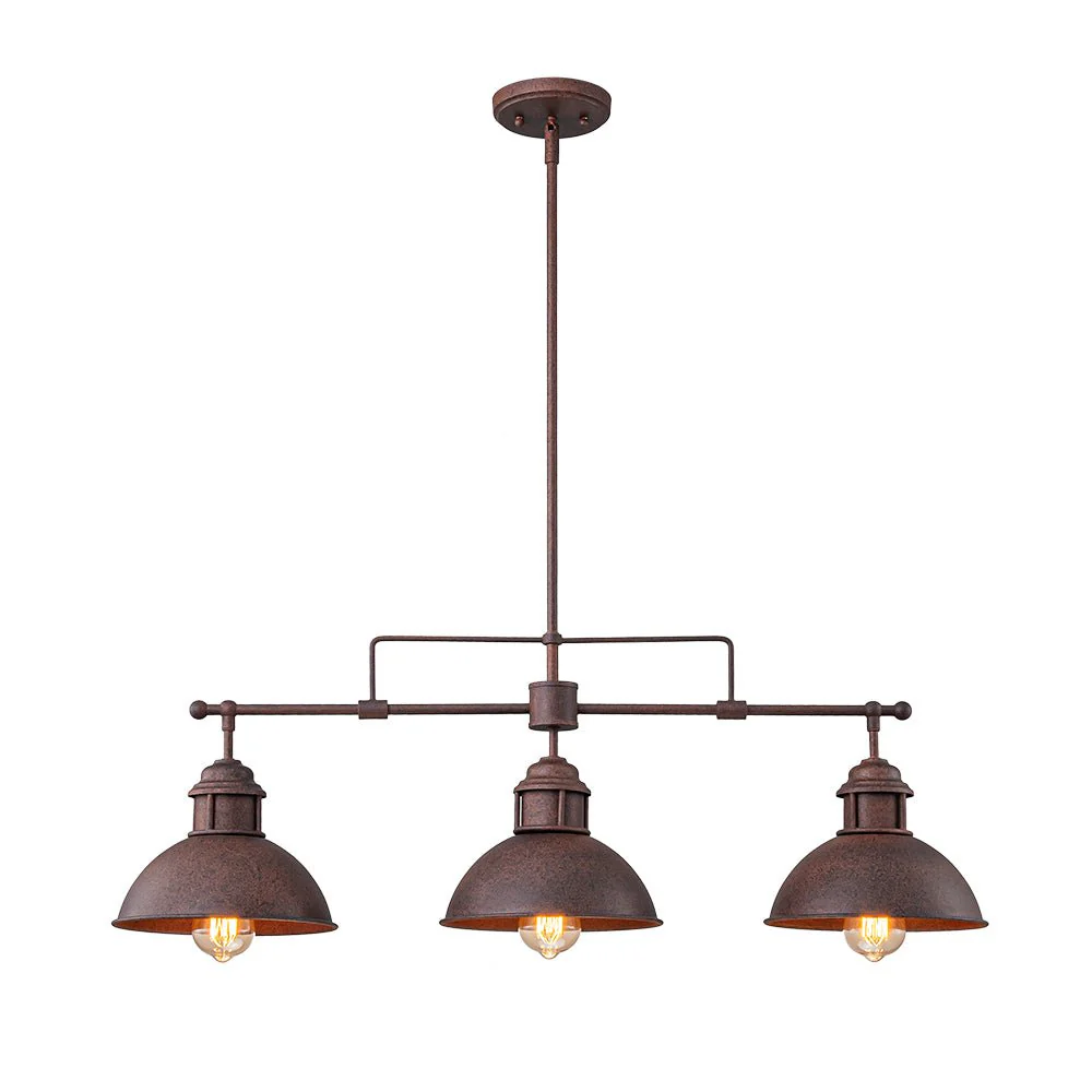 Modern Farmhouse 3-light Island Pot Lid Dome Pendant - Image 40