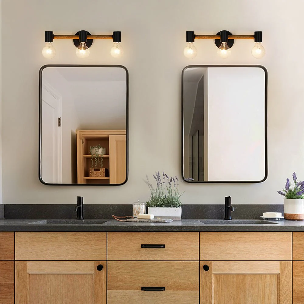Modern Farmhouse 3-Light Vanity Wall Sconce - Image 2