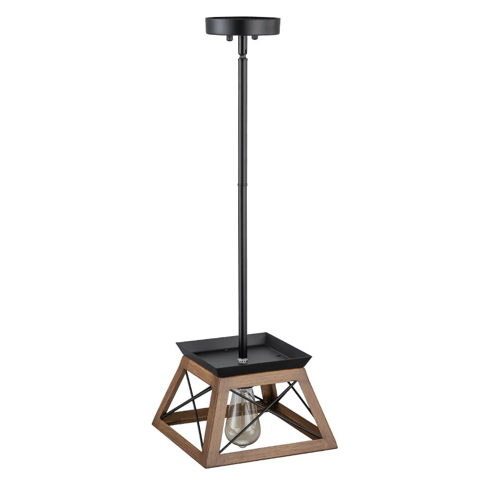Modern Farmhouse Geometric Lantern Pendant Light - Image 10