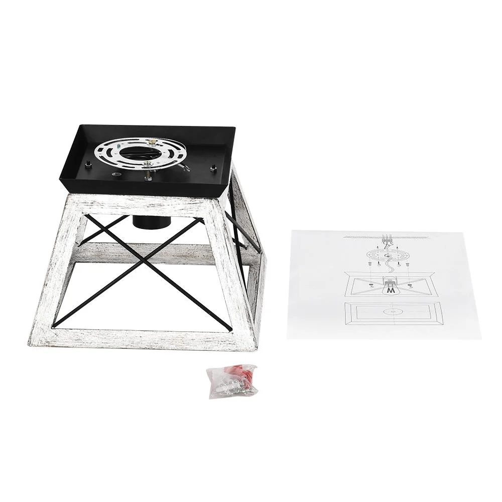 Modern Farmhouse Square Flush Mount Light - Image 10