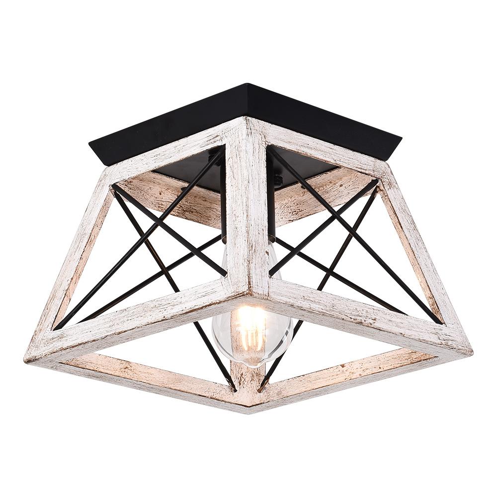 Modern Farmhouse Square Flush Mount Light - Image 4