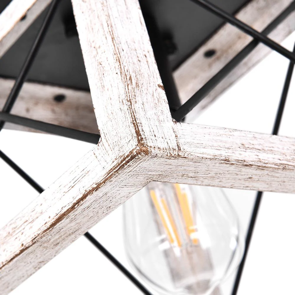 Modern Farmhouse Square Flush Mount Light - Image 5