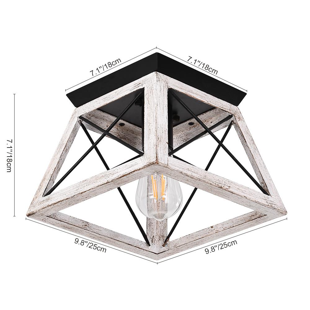 Modern Farmhouse Square Flush Mount Light - Image 6