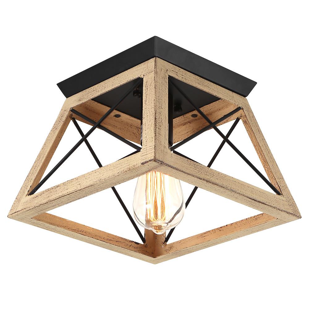 Modern Farmhouse Square Flush Mount Light - Image 7