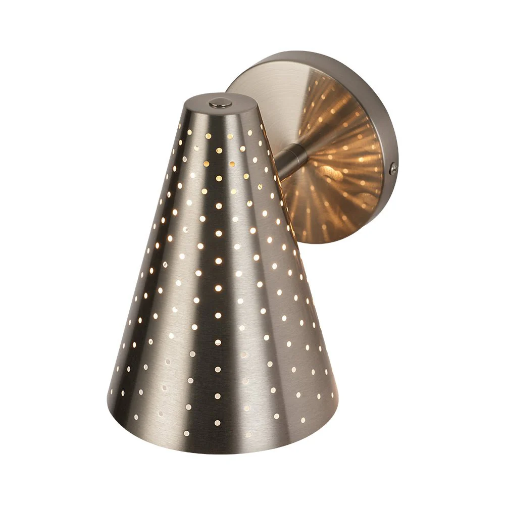 Modern Funky 1-Light Starry Pinhole Cone Wall Sconce - Image 19