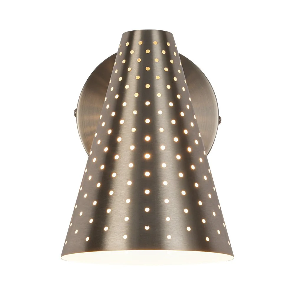Modern Funky 1-Light Starry Pinhole Cone Wall Sconce - Image 21