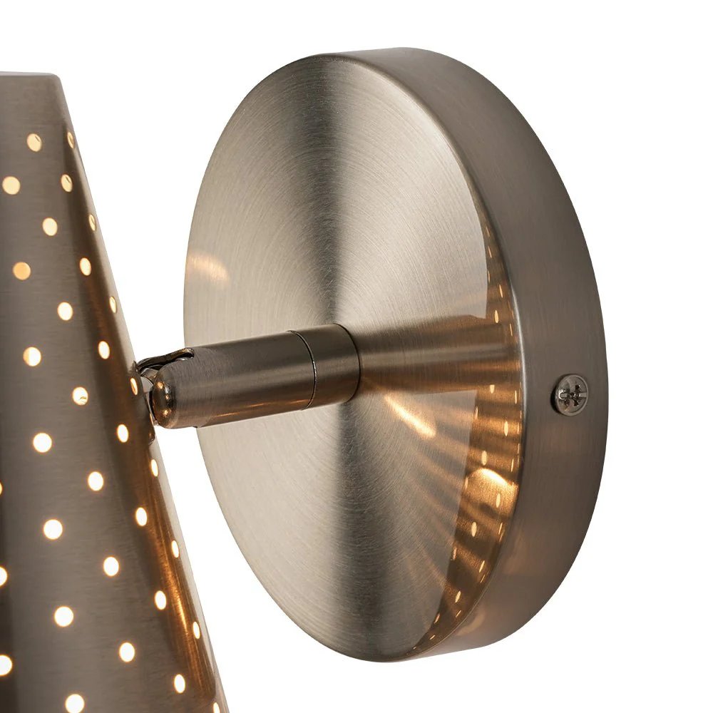 Modern Funky 1-Light Starry Pinhole Cone Wall Sconce - Image 23
