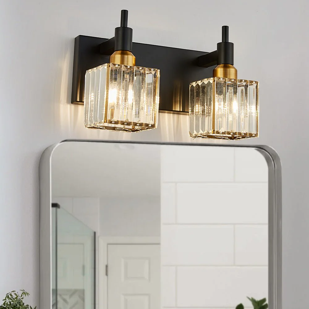 Modern Glam Crystal Bathroom Vanity Light - Image 4