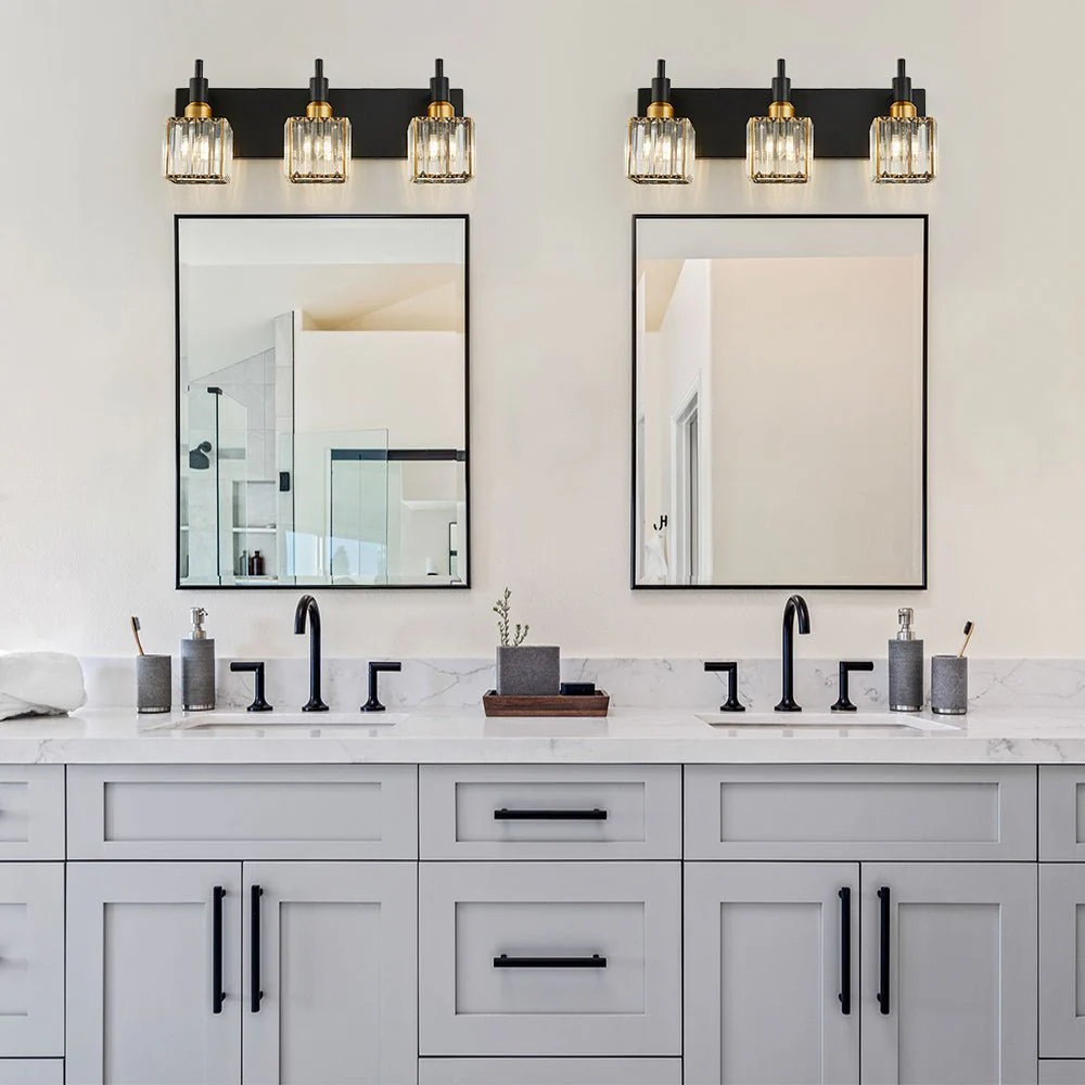 Modern Glam Crystal Bathroom Vanity Light - Image 7