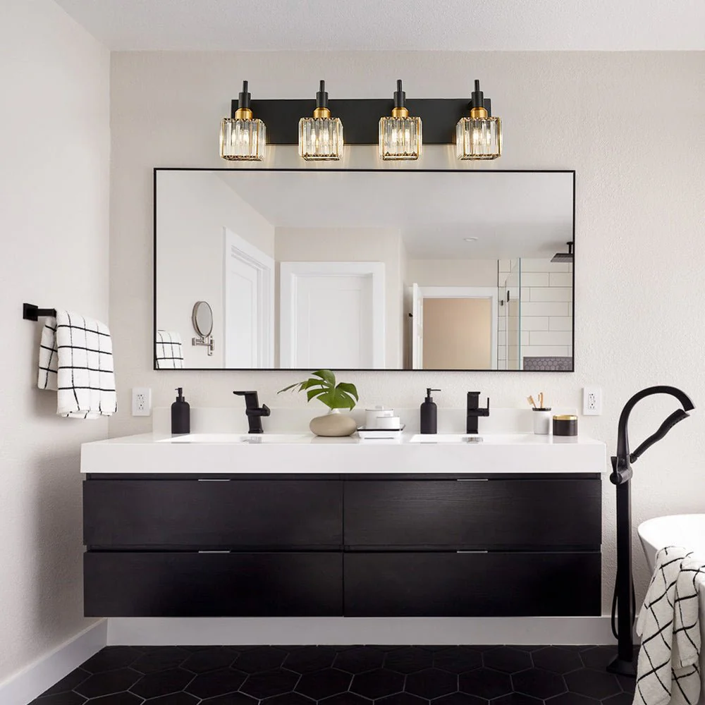 Modern Glam Crystal Bathroom Vanity Light - Image 9