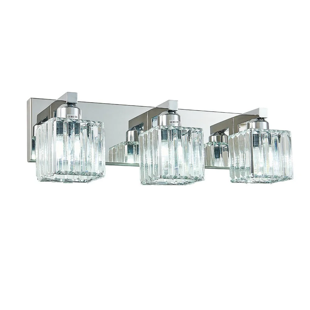 Modern Glam Crystal Bathroom Vanity Wall Lamp - Image 13