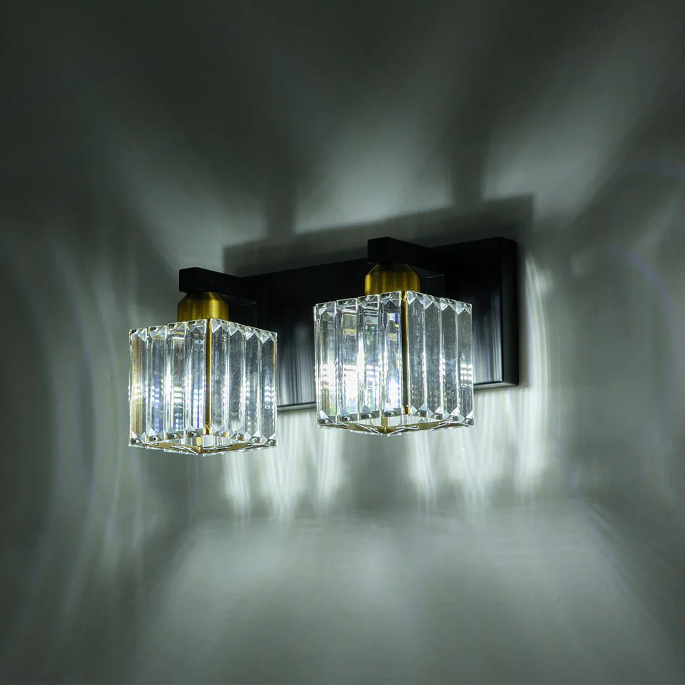 Modern Glam Crystal Bathroom Vanity Wall Lamp - Image 22