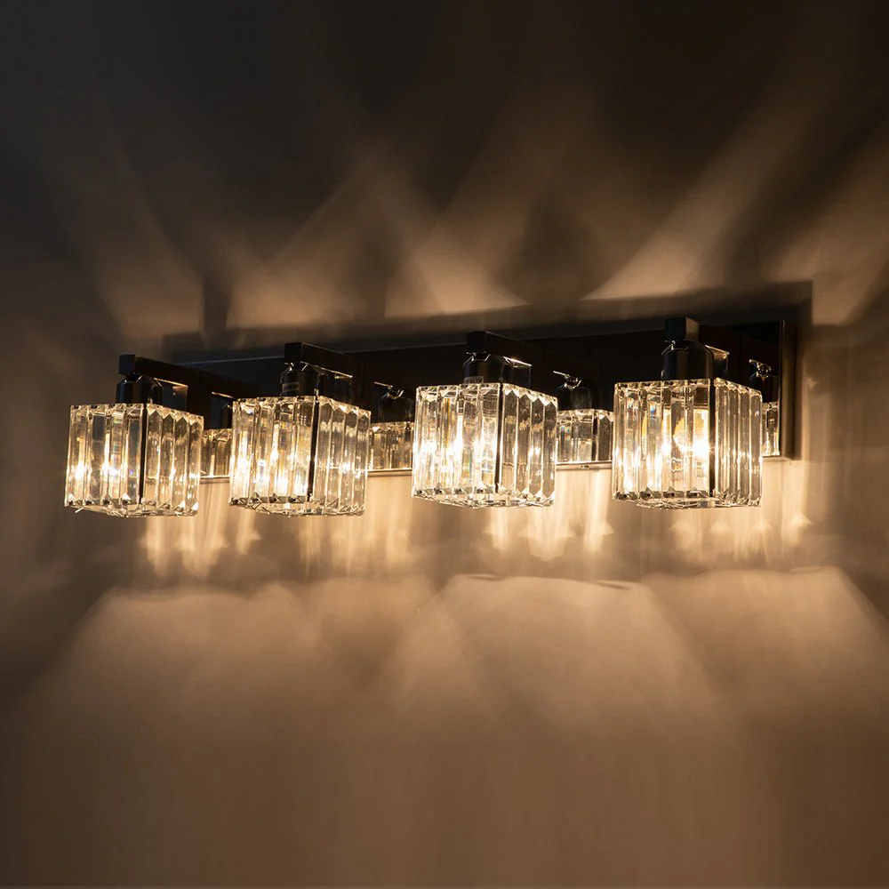 Modern Glam Crystal Bathroom Vanity Wall Lamp - Image 27