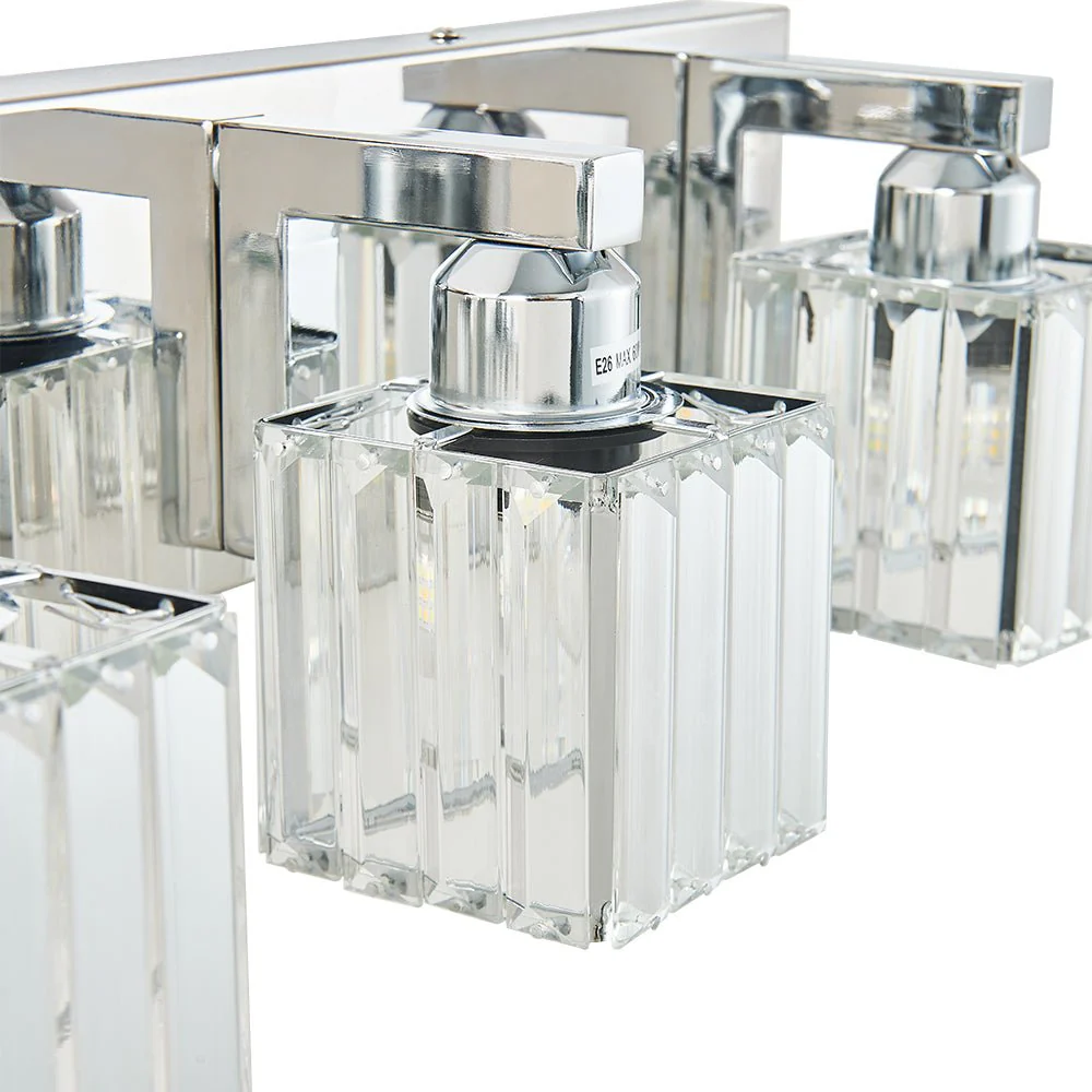 Modern Glam Crystal Bathroom Vanity Wall Lamp - Image 29