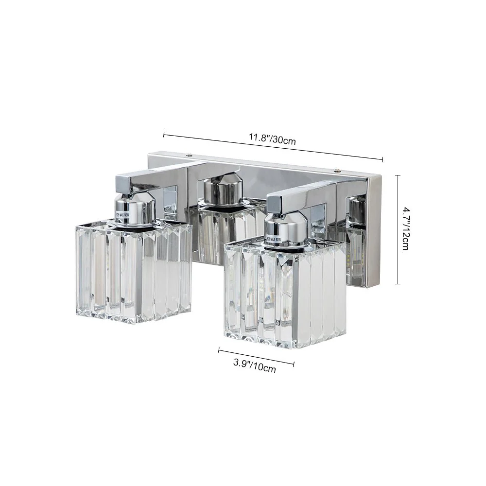 Modern Glam Crystal Bathroom Vanity Wall Lamp - Image 33