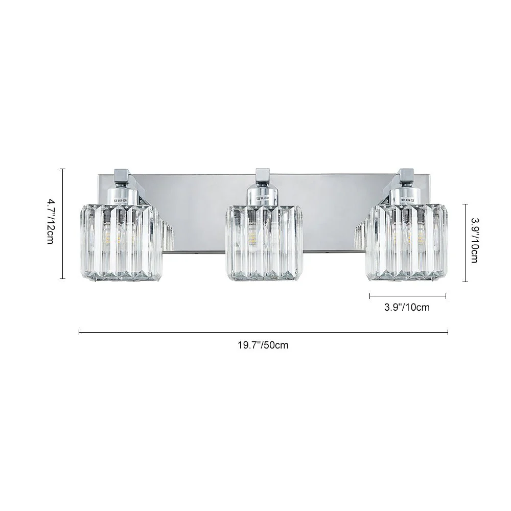 Modern Glam Crystal Bathroom Vanity Wall Lamp - Image 34