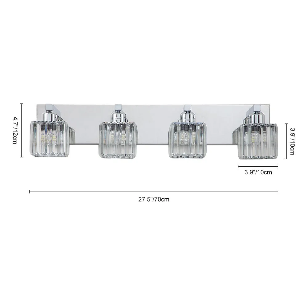 Modern Glam Crystal Bathroom Vanity Wall Lamp - Image 35