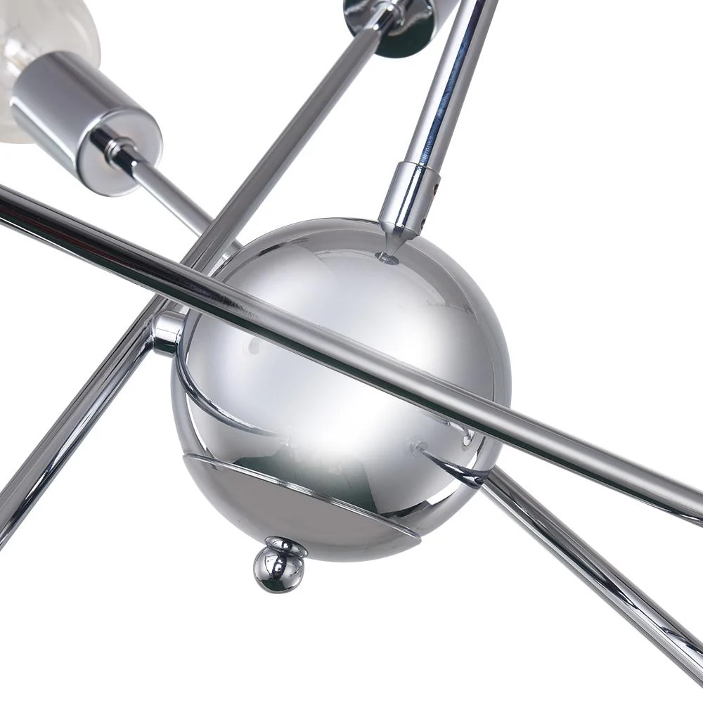 Modern Globe Linear Sputnik Chandelier - Image 15