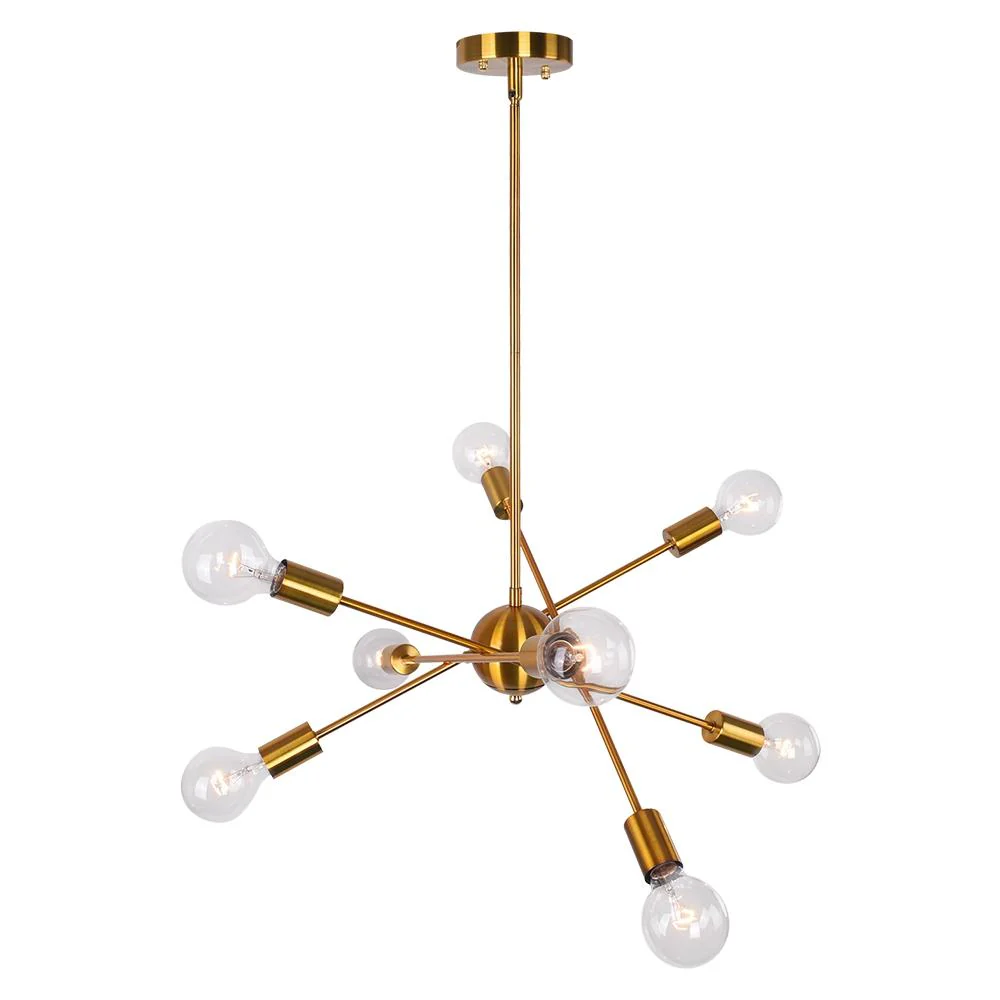Modern Globe Linear Sputnik Chandelier - Image 4