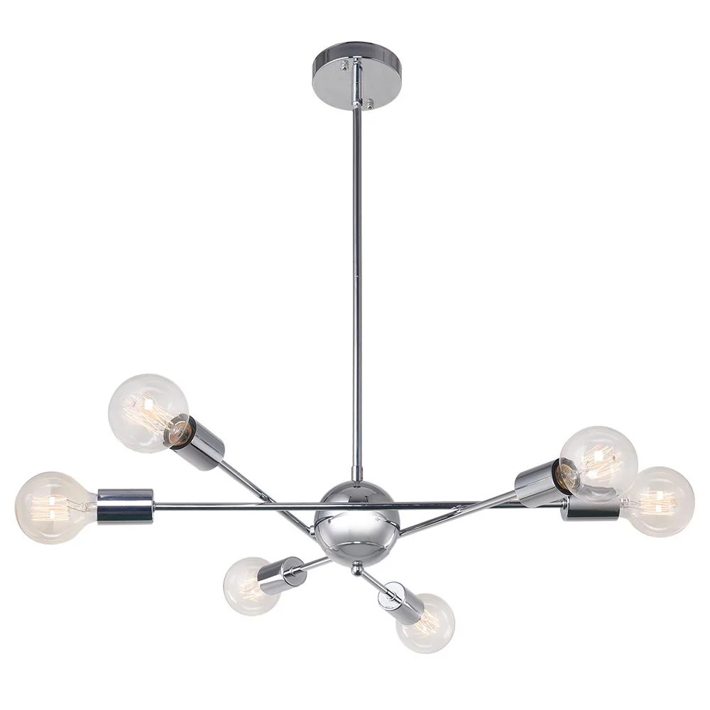 Modern Globe Linear Sputnik Chandelier - Image 5