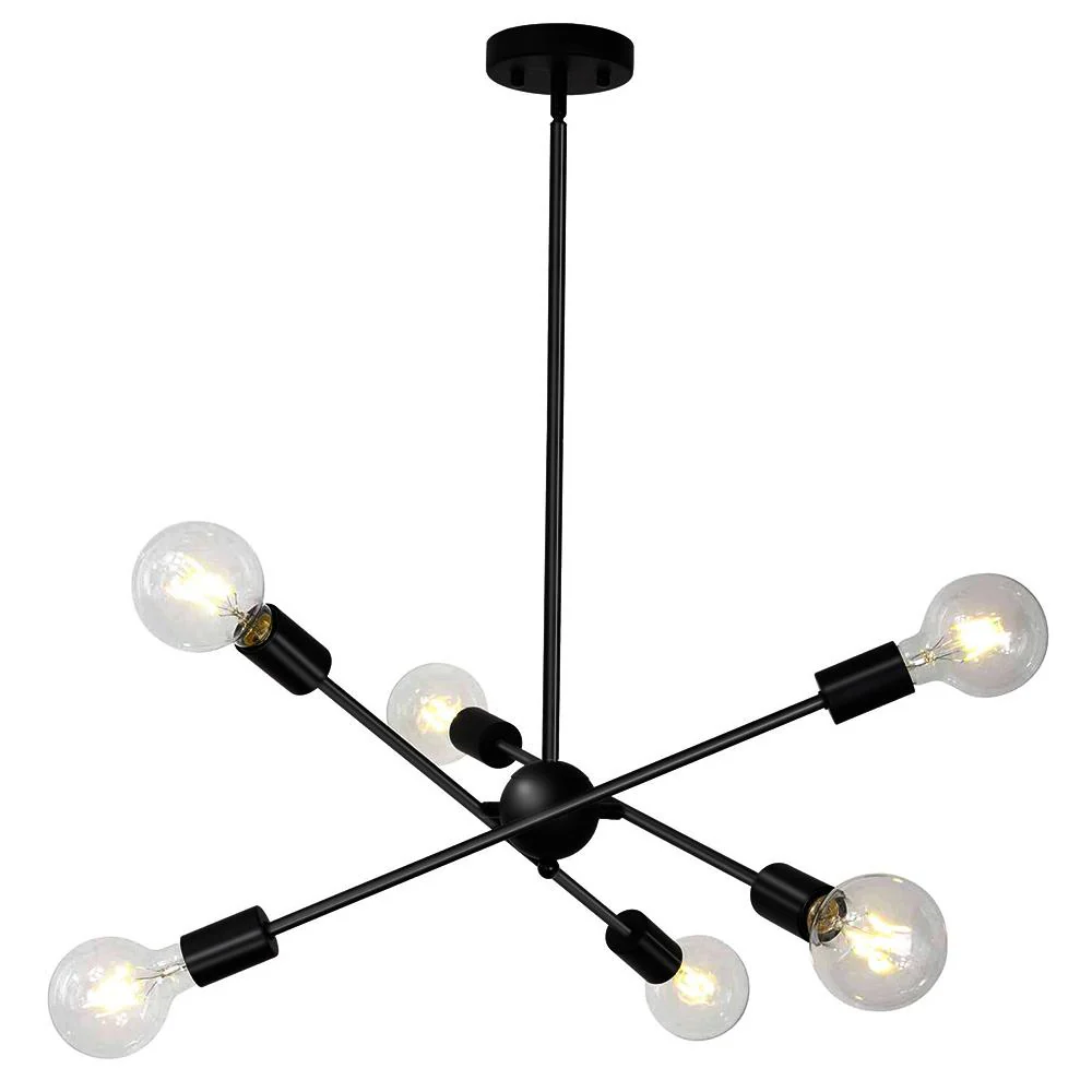 Modern Globe Linear Sputnik Chandelier - Image 7