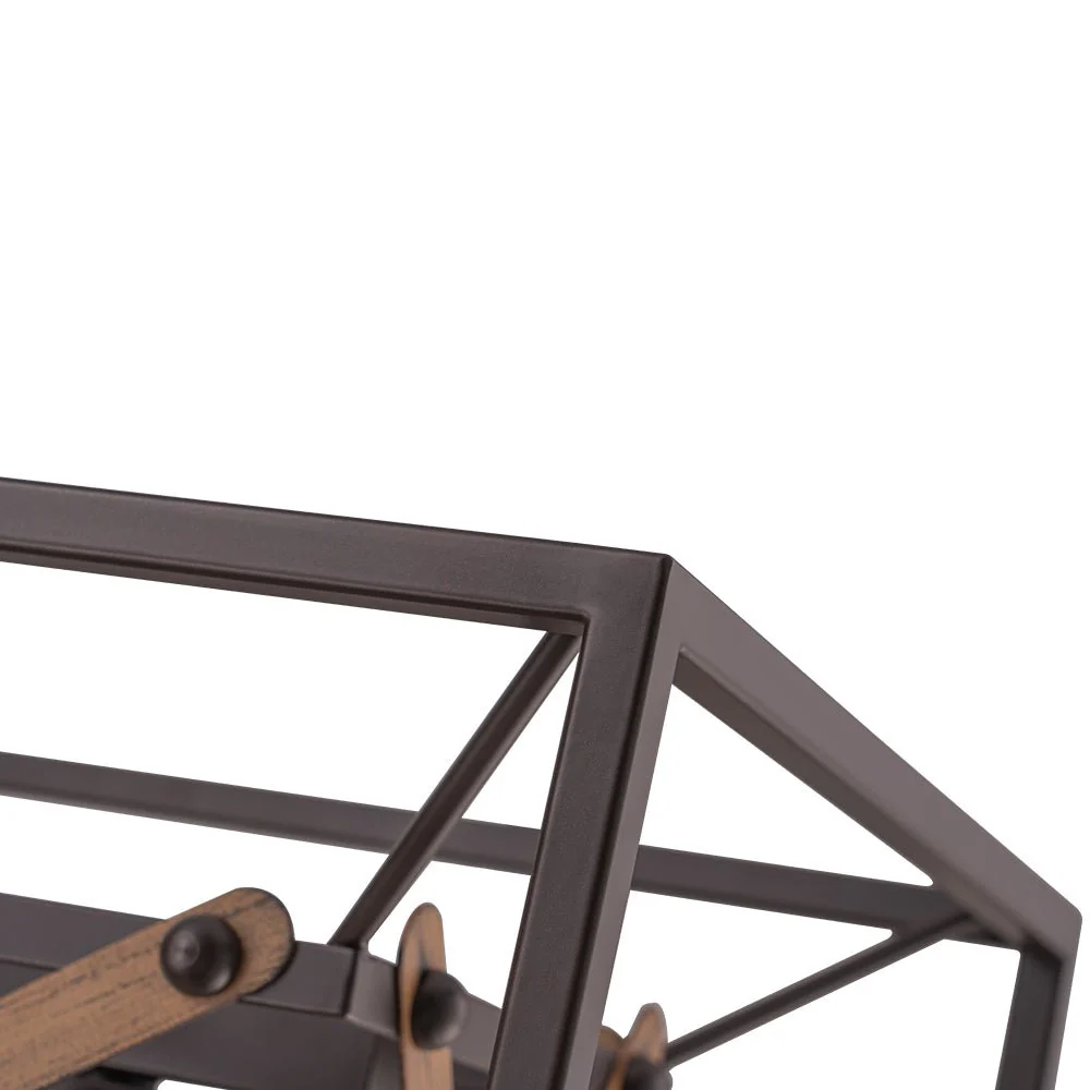 Modern Industrial Cross Linear Island Chandelier - Image 17