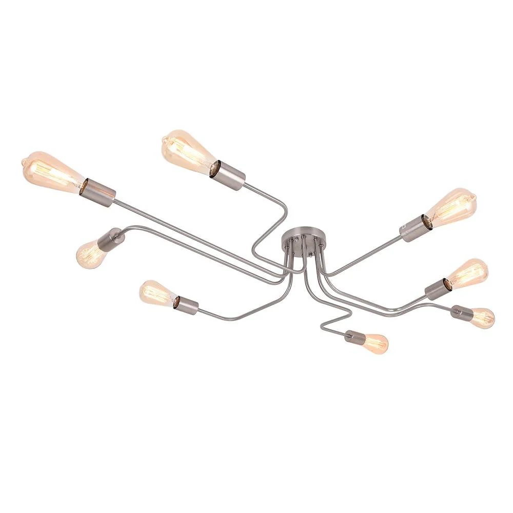 Modern Industrial Semi Flush Sputnik Light - Image 4