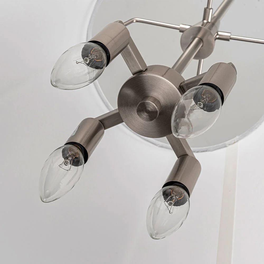Modern Fabric Conical Drum Cage Pendant Light - Image 39