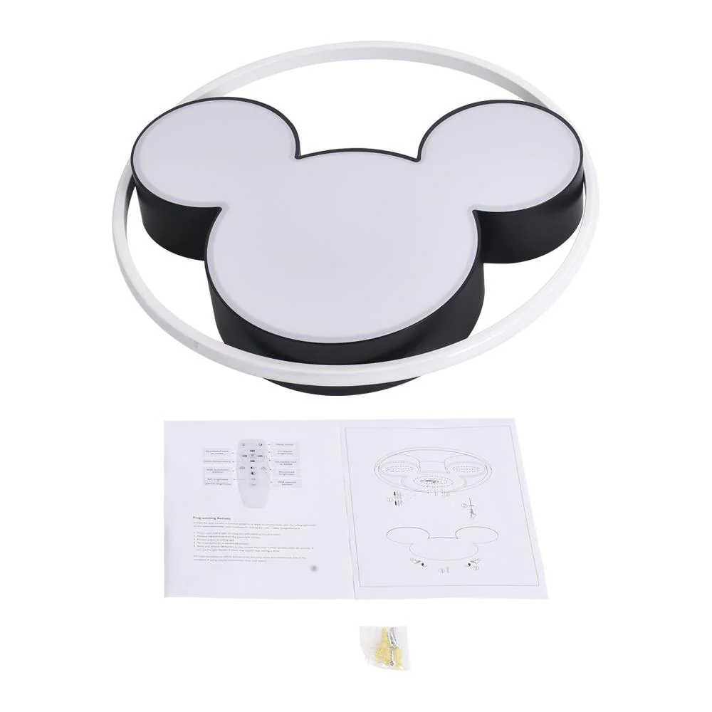 Dimmable Modern Mickey Design LED Flush Ceiling Light - Image 14