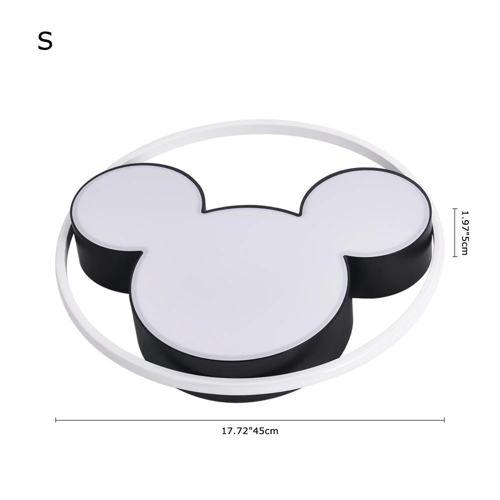 Dimmable Modern Mickey Design LED Flush Ceiling Light - Image 15