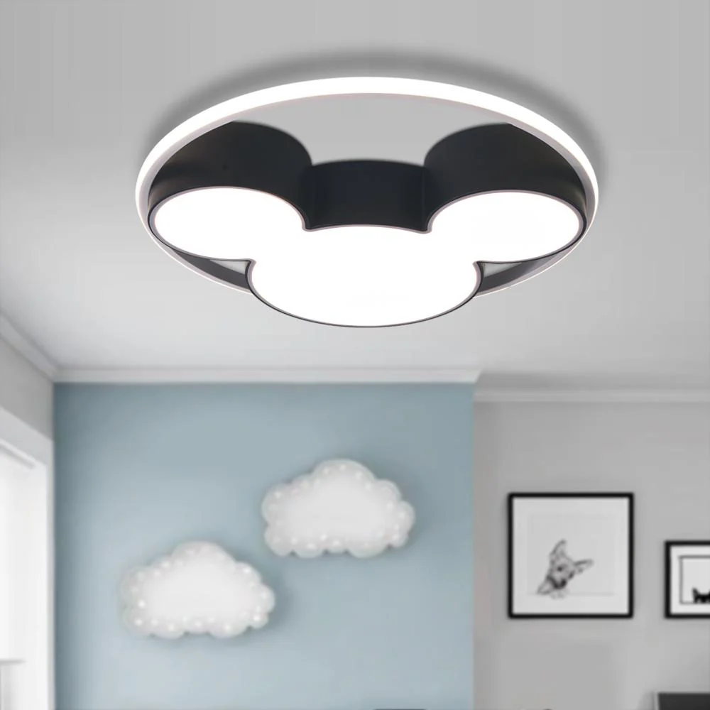 Dimmable Modern Mickey Design LED Flush Ceiling Light - Image 4