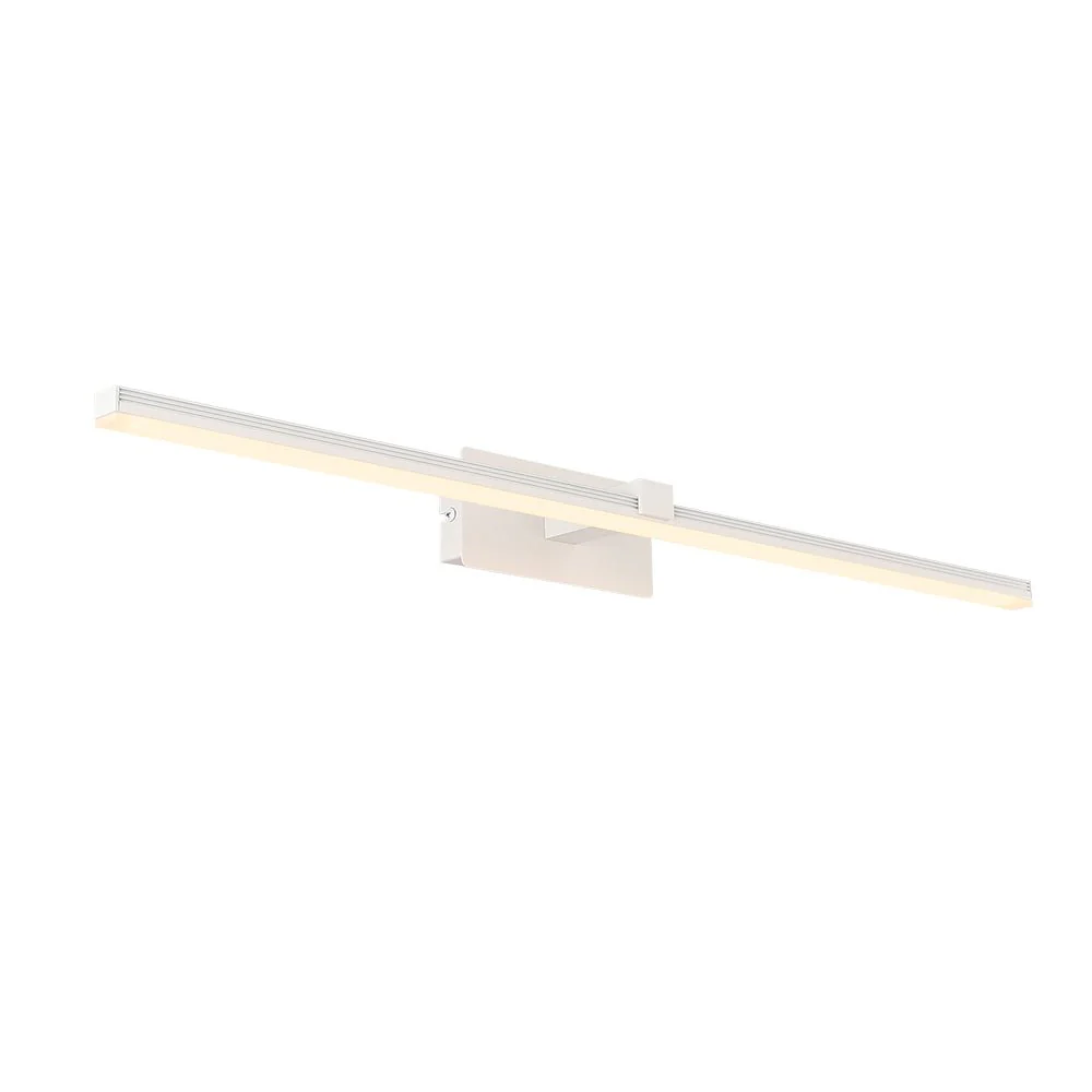 Modern Minimalist LED Linear Bathroom Vanity Light Warm White Wall Sconce - Image 9