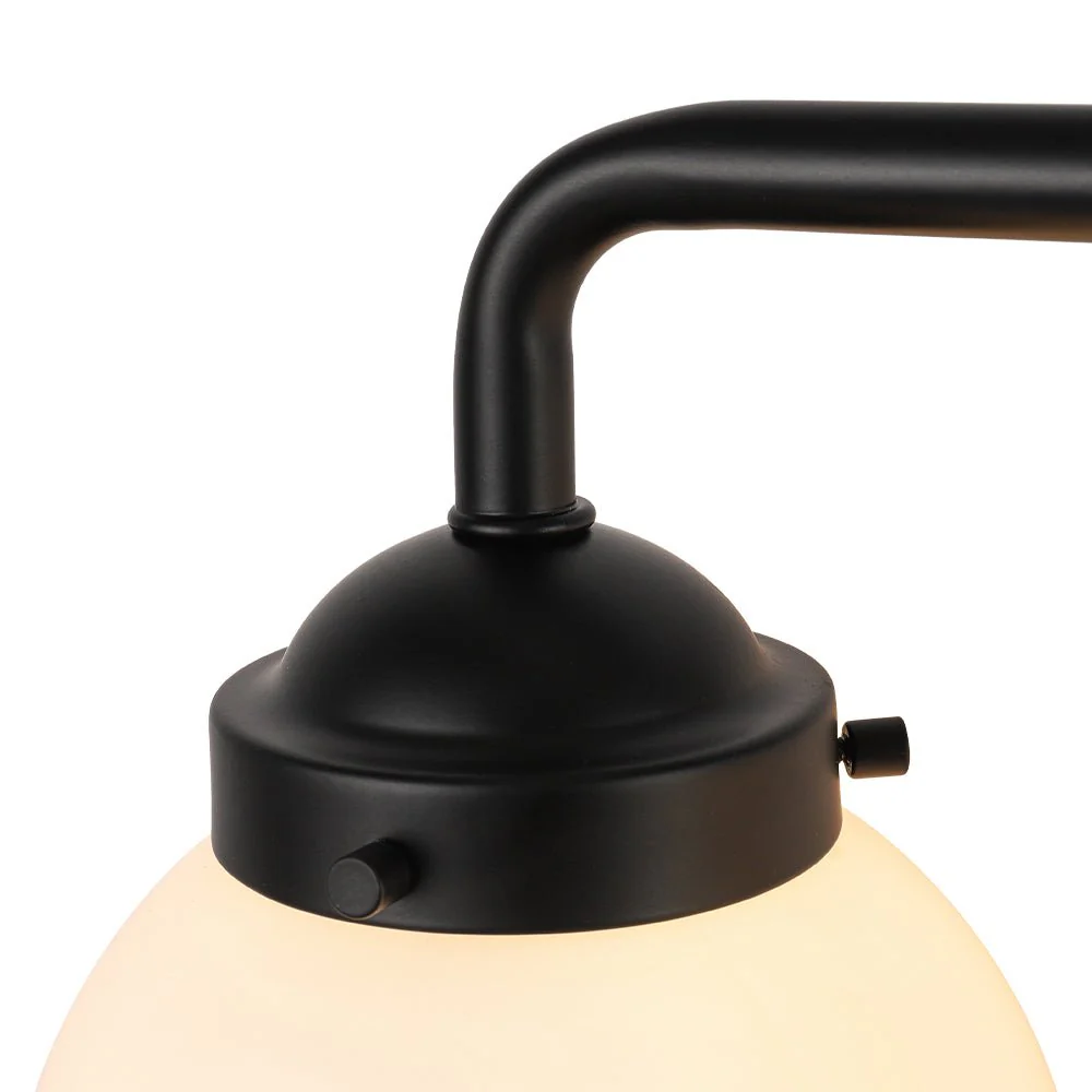Modern Shine Opal Glass Globe Bathroom Vanity Wall Light - Image 13