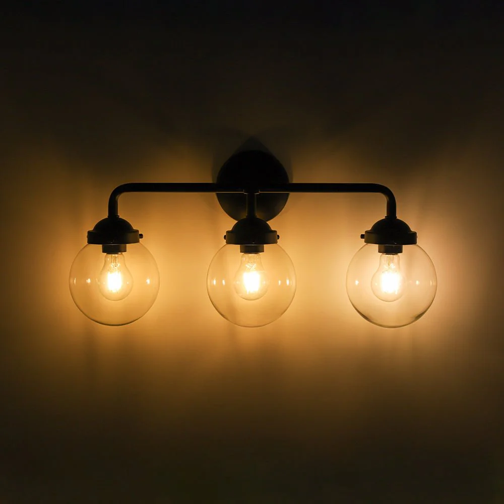 Modern Shine Opal Glass Globe Bathroom Vanity Wall Light - Image 21