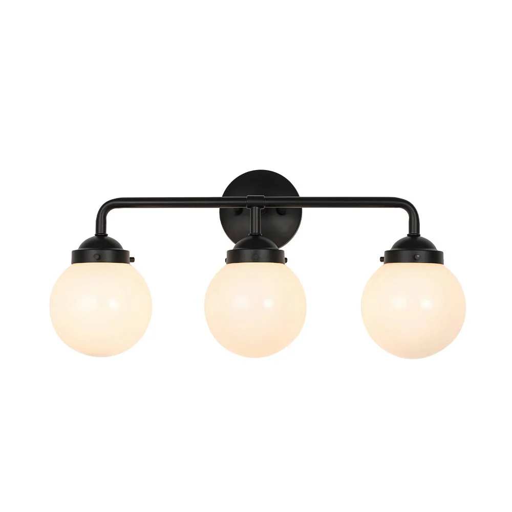 Modern Shine Opal Glass Globe Bathroom Vanity Wall Light - Image 8